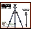 NEST NT-6264AK DSLR Digital Camera Aluminum Leg Blue Grey Travel Tripod 